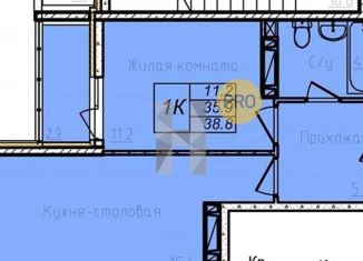 Продается однокомнатная квартира, 37.4 м2, Ростовская область, проспект Маршала Жукова, 26к4