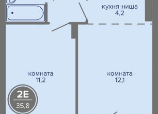 Продажа двухкомнатной квартиры, 35.8 м2, Пермь, шоссе Космонавтов, 309А