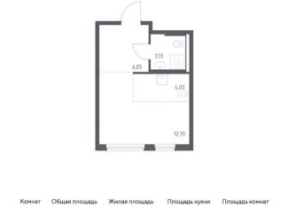 Продам квартиру студию, 25.9 м2, поселение Кокошкино, жилой комплекс Новое Внуково, к23