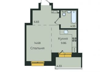 Продам квартиру свободная планировка, 40.3 м2, Иркутск, улица Пискунова, 132