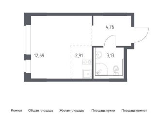 Продается квартира студия, 23.5 м2, поселение Филимонковское, жилой комплекс Квартал Марьино, к4