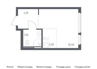 Продается квартира студия, 22.5 м2, Москва, жилой комплекс Остафьево, к22