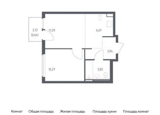 Продажа 1-комнатной квартиры, 36.6 м2, село Остафьево, жилой комплекс Остафьево, к20