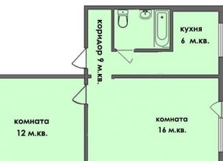 Продажа 2-ком. квартиры, 44.3 м2, Челябинск, Гражданская улица, 10