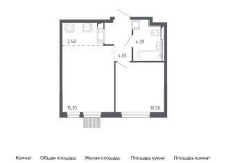 Продаю однокомнатную квартиру, 37.5 м2, Москва, Молжаниновский район, Ленинградское шоссе, 229Ак2
