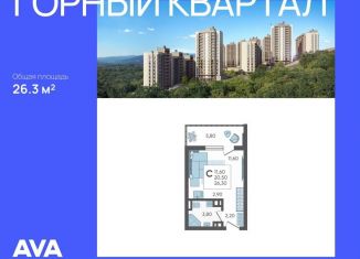 Продажа квартиры студии, 26.3 м2, село Раздольное