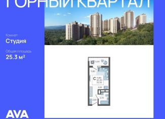 Квартира на продажу студия, 25.3 м2, село Раздольное