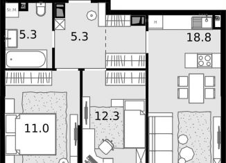 Продам 2-комнатную квартиру, 56 м2, Москва, Отрадная улица, 4А, СВАО