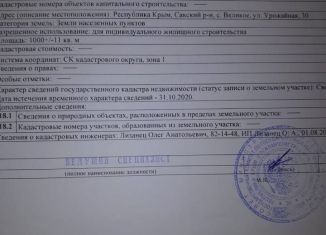 Участок на продажу, 10 сот., село Великое, Урожайная улица