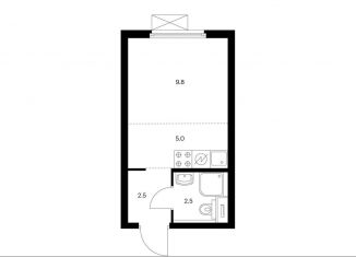 Продажа квартиры студии, 19.8 м2, Москва, ЮВАО, Люблинская улица, 78к2