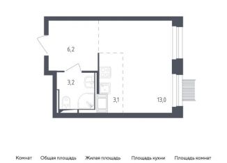 Продаю квартиру студию, 25.5 м2, Мытищи, ЖК Мытищи Парк, жилой комплекс Мытищи Парк, к4.2