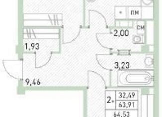 Продается 3-комнатная квартира, 64.5 м2, Балашиха, жилой комплекс Столичный, к22, ЖК Столичный