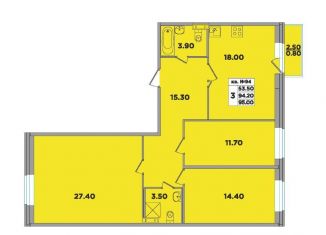 Продаю 3-комнатную квартиру, 112.2 м2, Москва, Никулинская улица, 31, метро Озёрная