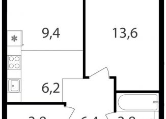 Продается двухкомнатная квартира, 43.2 м2, Москва, станция Гражданская, жилой комплекс Петровский Парк 2, к1