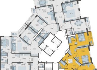 Продается 3-комнатная квартира, 127.1 м2, Краснодар, Западный округ, улица Дзержинского, 95