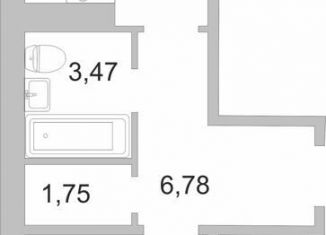 Однокомнатная квартира на продажу, 38.2 м2, деревня Борисовичи, улица Героя России Досягаева, 1, ЖК Европа