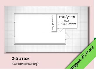 Квартира на продажу студия, 25 м2, Москва, 6-я Радиальная улица, 3к8, ЖК Царицыно