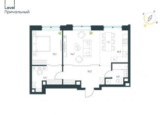 Продается двухкомнатная квартира, 58.7 м2, Москва, метро Международная, Причальный проезд, 10А