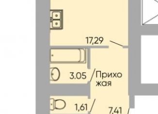 1-комнатная квартира на продажу, 48.7 м2, Ростовская область, улица Вересаева, 103Вс1
