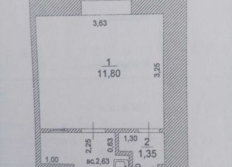 Продам 1-ком. квартиру, 18.2 м2, Ульяновск, Амурская улица, 4, Железнодорожный район