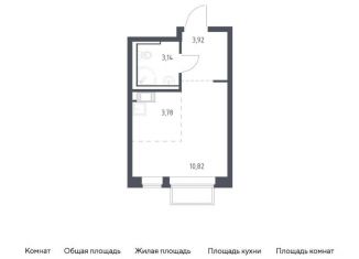 Продажа квартиры студии, 21.7 м2, Московская область, жилой комплекс Томилино Парк, к6.1