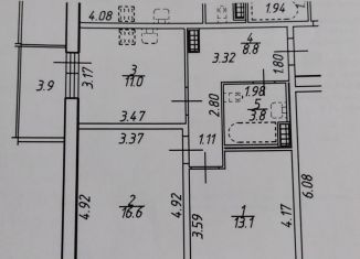 Продаю 2-комнатную квартиру, 53.3 м2, посёлок Новогорелово, улица Современников, 9, ЖК Ветер Перемен