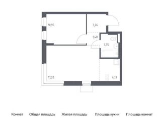 Продам однокомнатную квартиру, 40.8 м2, Москва, жилой комплекс Подольские Кварталы, к1