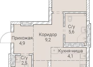 Продам 2-комнатную квартиру, 89.4 м2, Новосибирск, Овражная улица, 2А, Заельцовский район