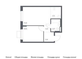 Продажа 1-комнатной квартиры, 40.8 м2, поселение Рязановское, жилой комплекс Подольские Кварталы, к3