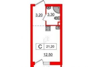 Продажа квартиры студии, 21 м2, Всеволожск, Севастопольская улица, 2к1