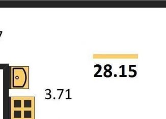 Продаю квартиру студию, 28.2 м2, Новосибирск, ЖК Мылзавод, улица Семьи Шамшиных, с91