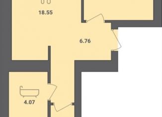 Продается двухкомнатная квартира, 57.2 м2, Калининградская область, улица Гептнера, 21