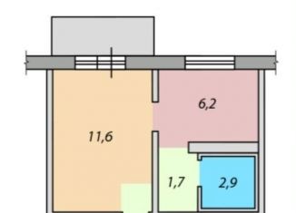 Продаю 1-ком. квартиру, 22 м2, Новокузнецк, улица Рокоссовского, 16