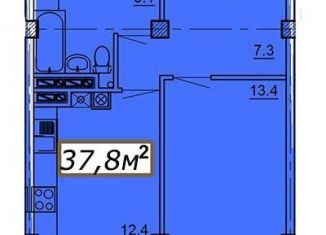 Продажа 1-комнатной квартиры, 37.8 м2, Железноводск