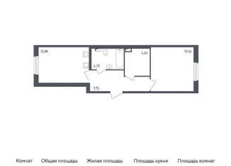 Продается однокомнатная квартира, 43.5 м2, Санкт-Петербург, жилой комплекс Астрид, 10