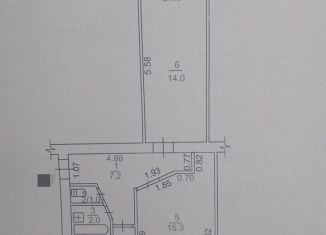 Продам 2-комнатную квартиру, 45.1 м2, Учалы, улица Мира, 10