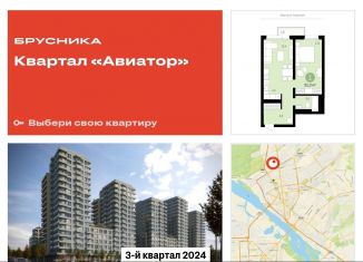 Однокомнатная квартира на продажу, 51.3 м2, Новосибирск, Заельцовский район, жилой комплекс Авиатор, 2