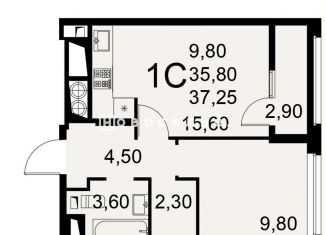 Продается 1-комнатная квартира, 38 м2, Рязань, Интернациональная улица, 20