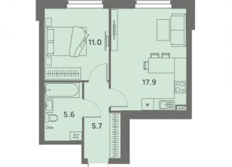 Продается 2-комнатная квартира, 40.2 м2, Пермь, Трамвайная улица, 27, Дзержинский район