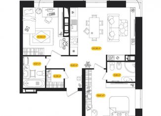 Продажа 2-ком. квартиры, 65.7 м2, Астрахань, Ленинский район