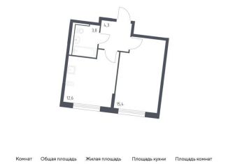 Продаю 1-ком. квартиру, 36.1 м2, Москва, Ленинградское шоссе, 229Ак2, САО