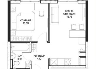 Продаю 1-комнатную квартиру, 34.2 м2, Москва, улица Корнейчука, 27с7, район Бибирево