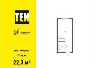 Квартира на продажу студия, 22.3 м2, Свердловская область