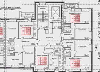 Продажа 1-ком. квартиры, 44 м2, село Семёновка, Молодёжная улица, 17