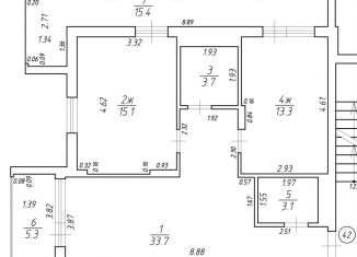 2-комнатная квартира на продажу, 89.6 м2, Светлогорск, Ольховая улица, 19к4