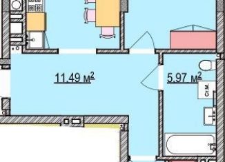 Продам 2-ком. квартиру, 75.5 м2, Калининградская область, улица Гагарина, 87