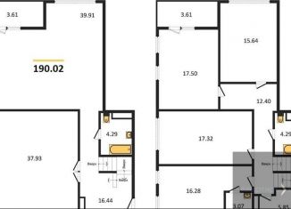 5-комнатная квартира на продажу, 190 м2, Воронеж, Московский проспект, 132