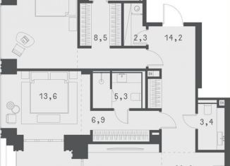 2-комнатная квартира на продажу, 148.4 м2, Москва, Садовая-Сухаревская улица, 14с1, метро Трубная