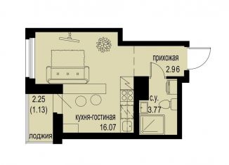 Продается квартира студия, 23.9 м2, Мурино