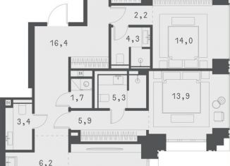 Продаю 3-ком. квартиру, 141.9 м2, Москва, метро Трубная, Садовая-Сухаревская улица, 14с1